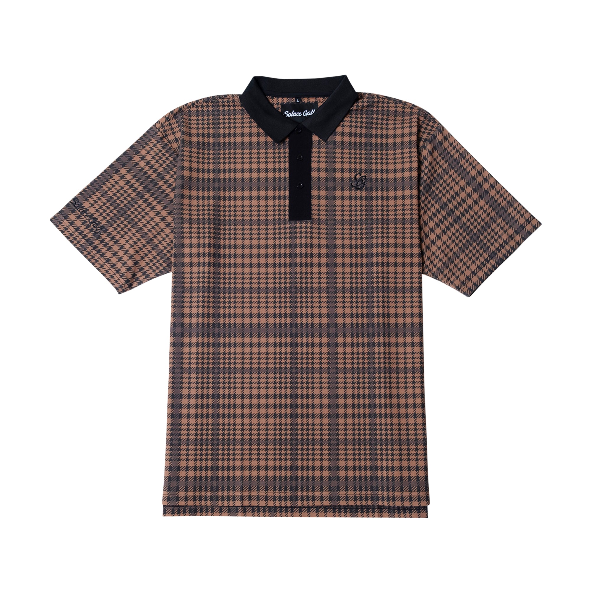 トップス NEW BEGING plaid pattern Polo Shirt Therapy Sessions Vol I Polo – Solace Golf