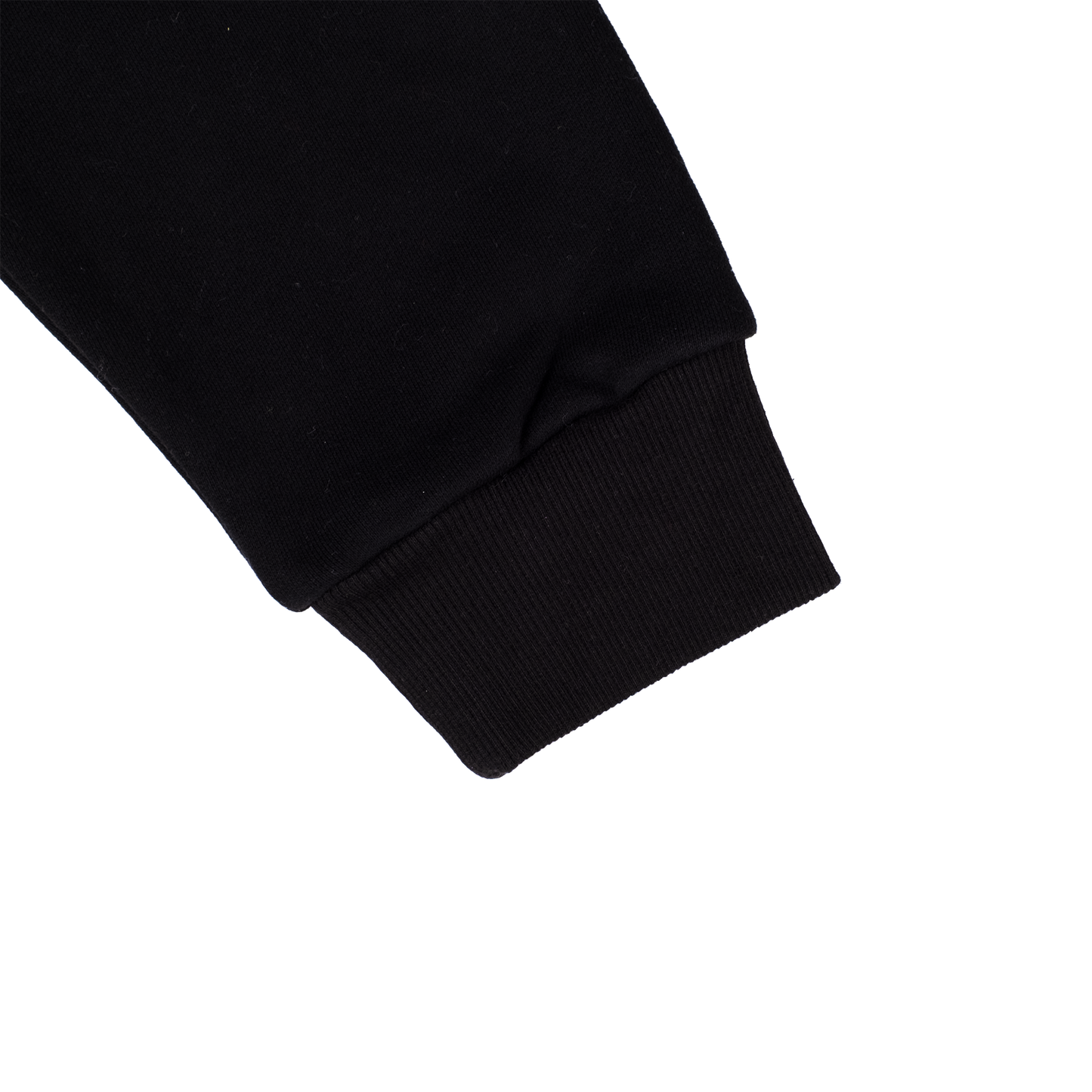 Solace Golf black hoody cuff detail