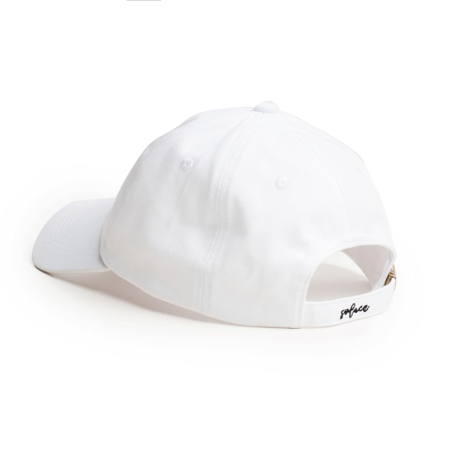 Solace 6 Panel Dad Cap White (back)