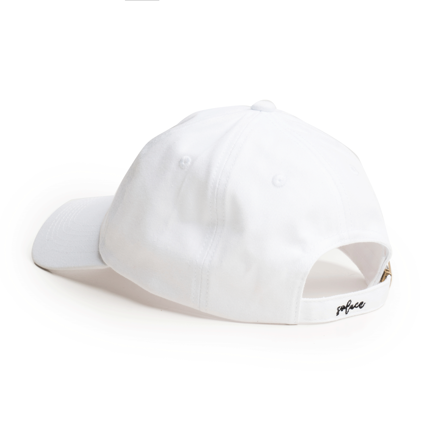 Solace 6 Panel Dad Cap White (back)