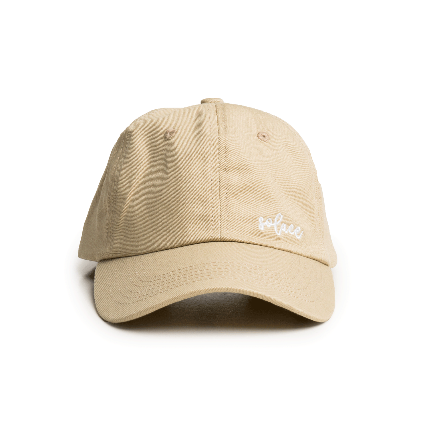 Solace 6 Panel Dad Cap Beige