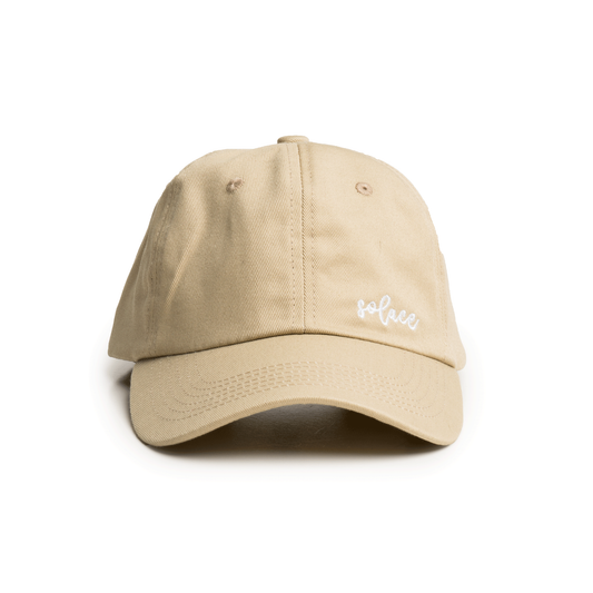 Solace 6 Panel Dad Cap Beige