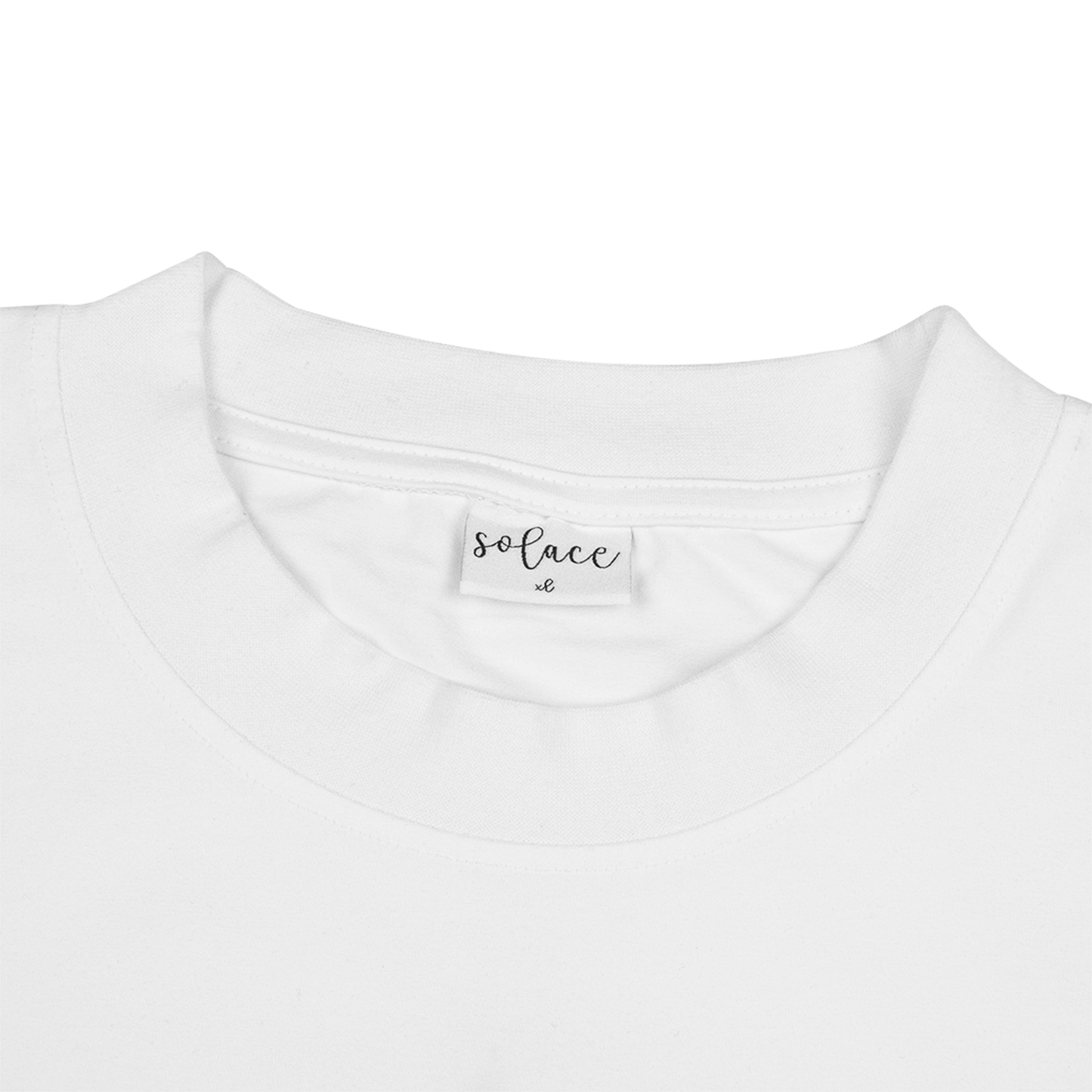 White Embroidery Tee