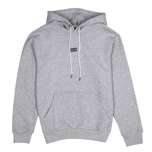 Solace Golf Grey Hoody with rubber patch box logo