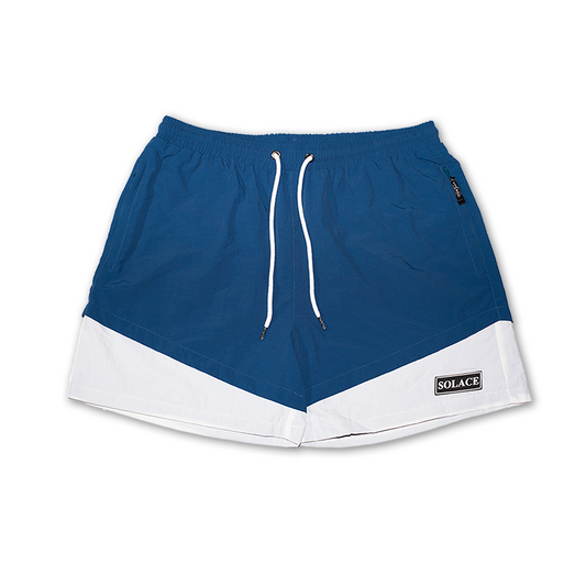 Teal Box Logo Shorts