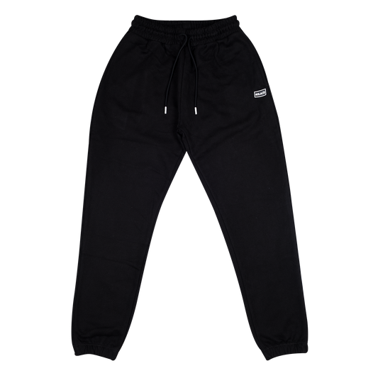 Black Patch Track Pants