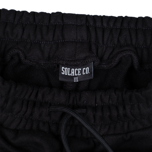 Black Patch Track Pants
