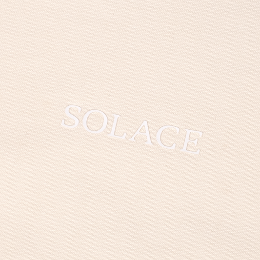 Sand Solace Crew Neck T-Shirt Logo