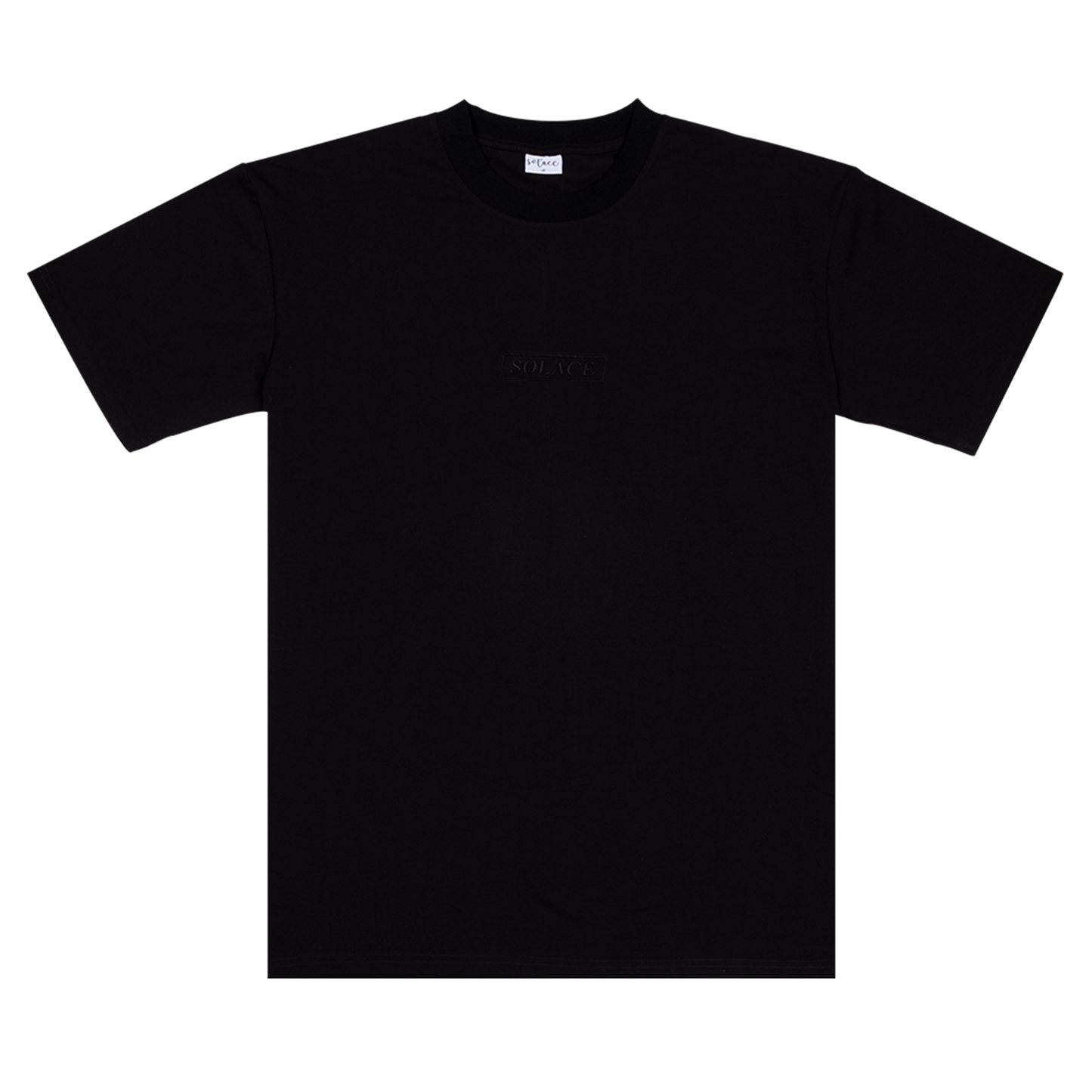 Black Embroidery Tee