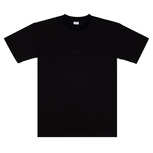 Black Embroidery Tee