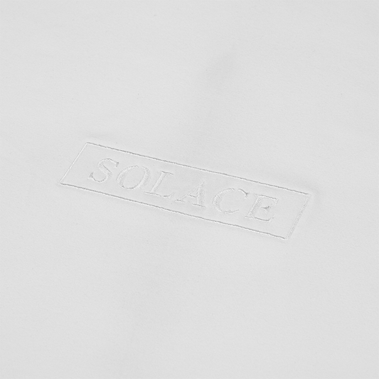 White Embroidery Tee