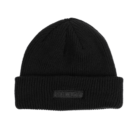 Solace Golf black beanie