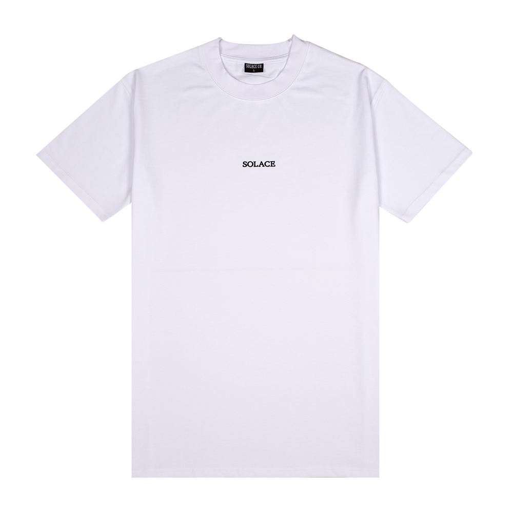 White Solace Crew Neck T-Shirt